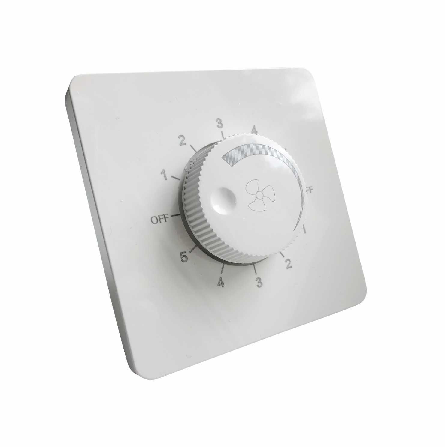Regulator obrotów 15-500W podtynkowy z płynną lub stopniową regulacją