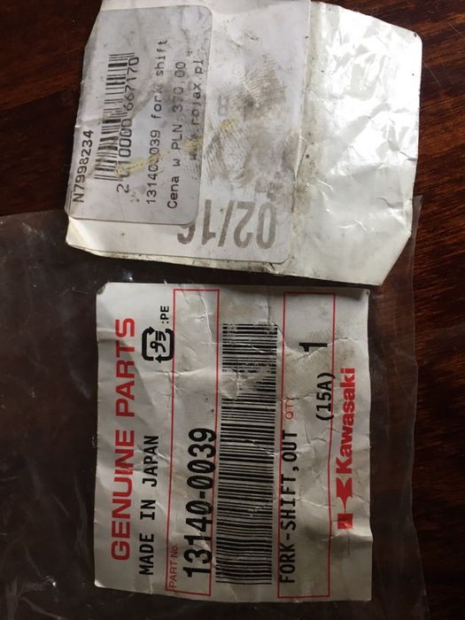 Kawasaki kxf 250 2007р шестерня НОВА!! вилка 3 передачі кпп запчастини