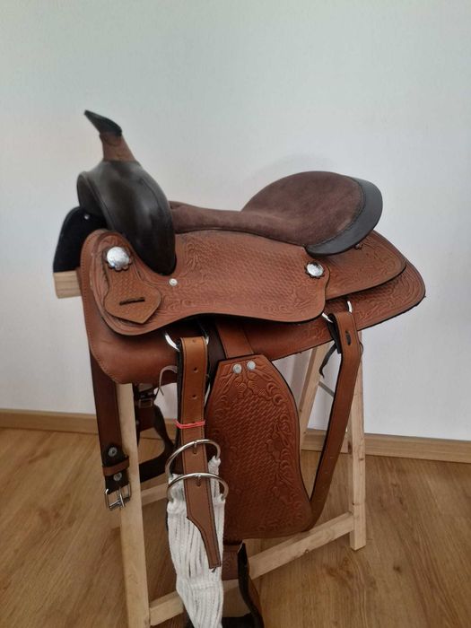 SELA AMERICANA ADULTO COURO  - NOVA