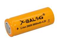 Акумулятор X-BALOG 26650 8800 mAh Liion 4.2V батарейка батарея Польща!