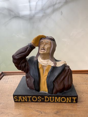 Vintage Figura Santos Dumont Lotnik Lata 30/40