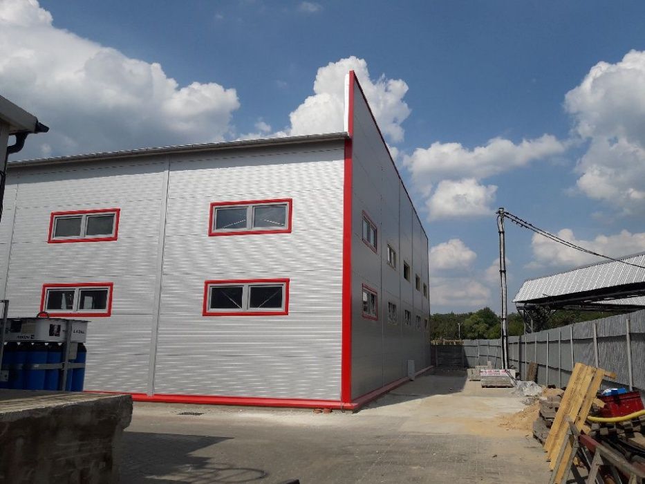 Hala stalowa magazyn 25mx27mx8,5m 675m2