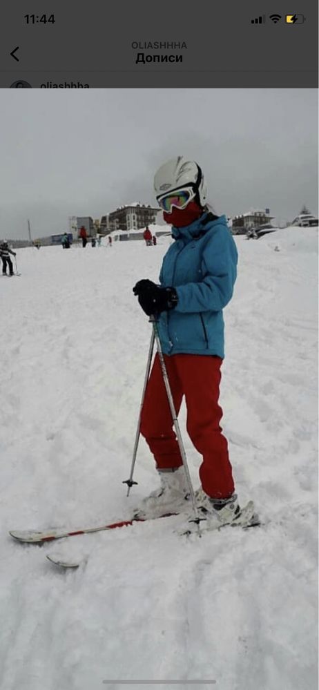 Лыжные штаны, перчатки В ПОДАРОК, м/ж, S, 164см, ski dupora,  красные