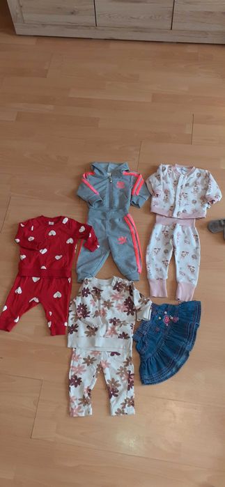 DUŻY zestaw ciuszki dla DZIEWCZYNKI 68 74