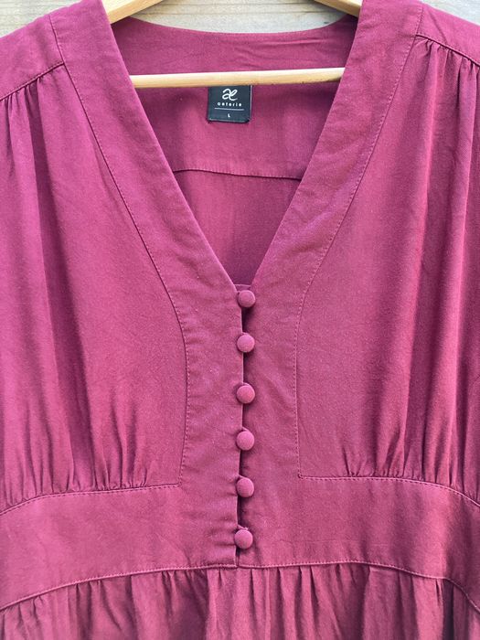 Sukienka retro Aeterie Primula Bordeaux