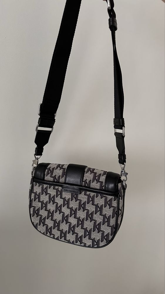 Torebka Karl Lagerfeld original monogram jkrd torba crossbody logo