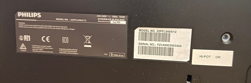 Телевізор, від PHILIPS, 32 дюйми