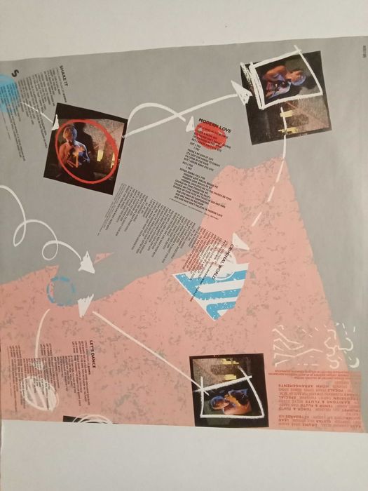 Виниловая пластинка David Bowie  Lets Dance  1983 г.