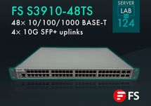 Комутатор FS S3910-48TS | 48x 1G BASE-T; 4x 10G SFP+