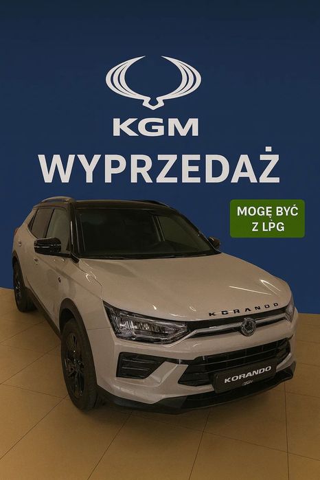 SsangYong/KGM Korando Napęd 4x4, Najbogatsza wersja, Kredyt 50/50 Prawdziwe 0%