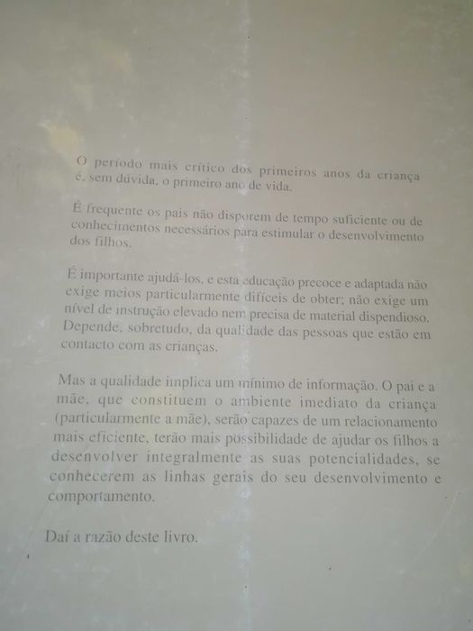 A criança no primeiro ano de vida