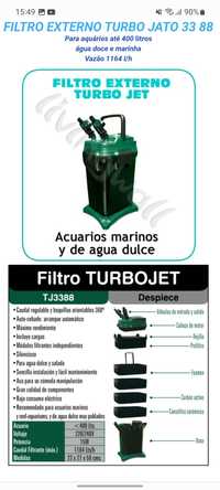 Vendo TurboJet 3388 Filtro Canister Aquario
