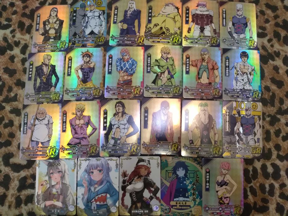 Картки аніме jojo для гри джо джо