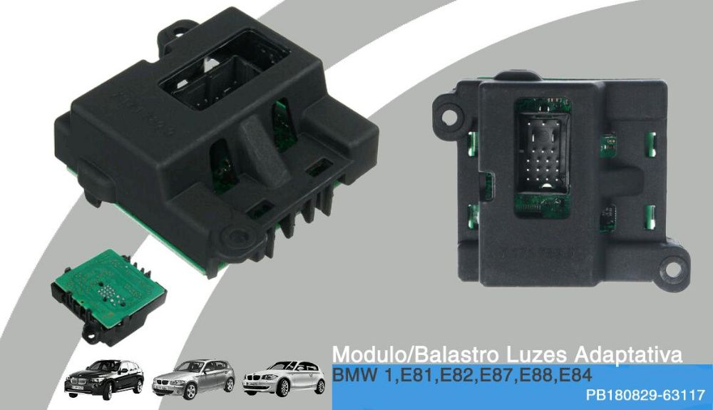 Modulo/Centralina/balastro luz adaptativa NOVO p/BMW 1 E82,E87,E88,E84