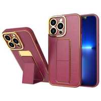 New Kickstand Case Etui Do Iphone 13 Pro Max Z Podstawką Czerwony