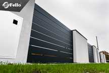 Przęsło Ogrodzeniowe Płot Ogrodzenie Aluminiowe Nowoczesne Panel SOLID