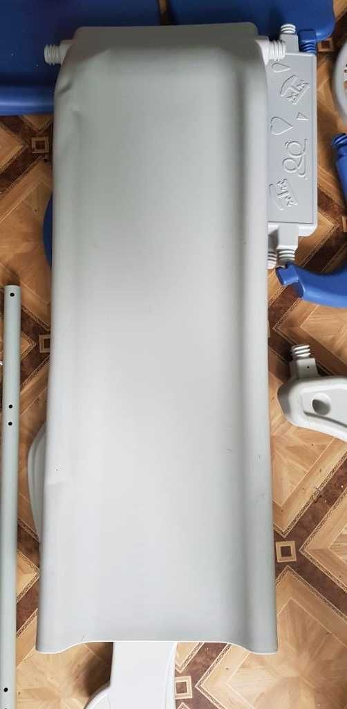 Zjeżdżalnia Dla Dzieci 4w1 Na Zewnątrz Huśtawka Koszykówka Plac Zabaw