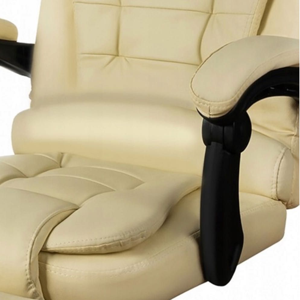 Fotel Biurowy z Podnóżkiem PREMIUM‼️ Komfort Postawa Zdrowe Plecy
