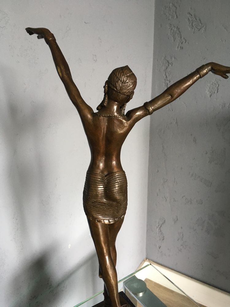 Demetre Chiparus figura rzeźba brąz Art Deco sygnowana