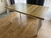 Stół biało drewniany 140x80