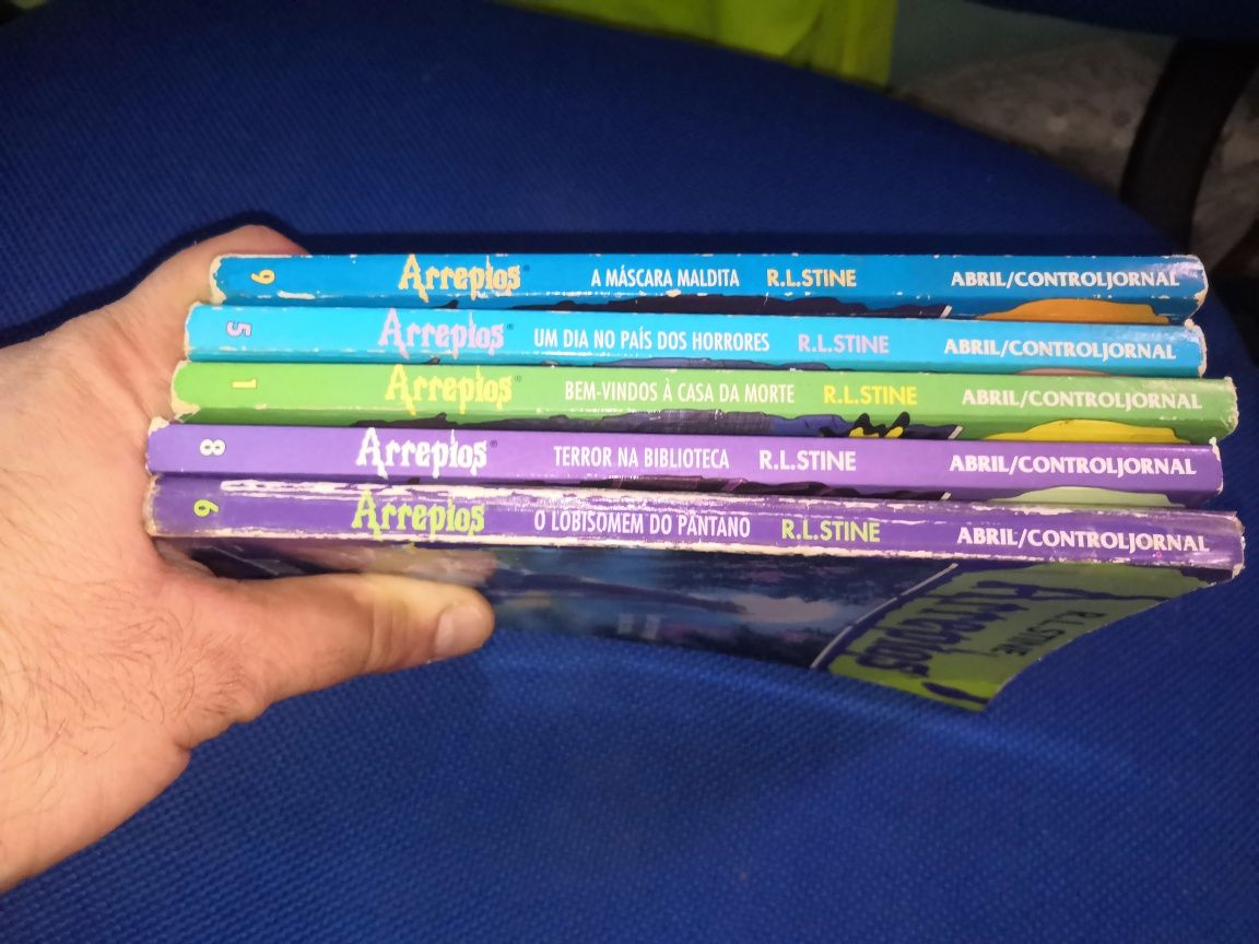 Arrepios_5 livros