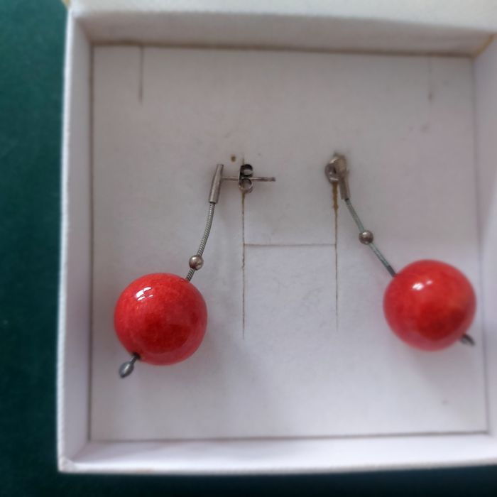 Kolczyki ze zrebra wiszące dlugość 5cm