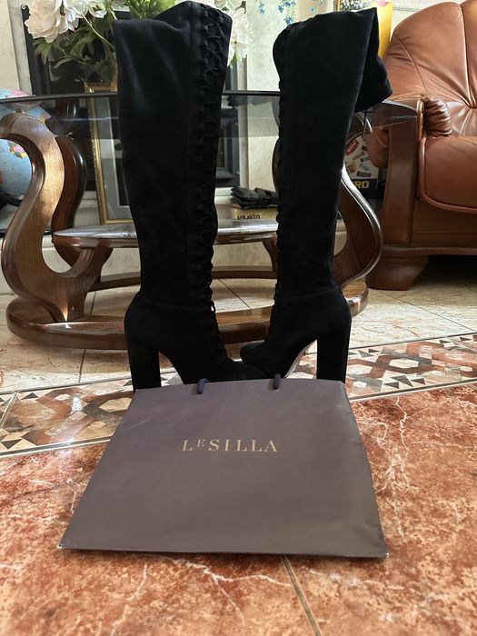 Ботфорты Le Silla на шнурках оригинал