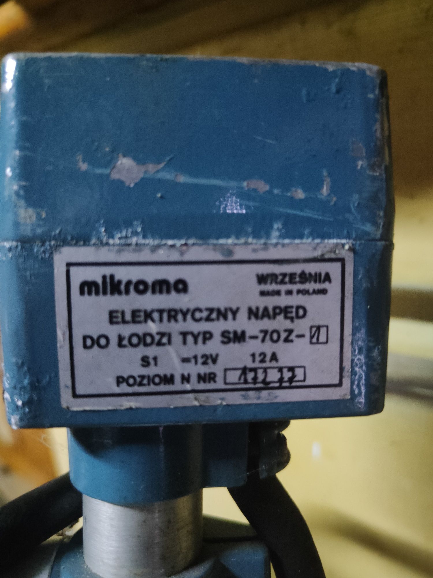 Silnik elektryczny Mikroma 70