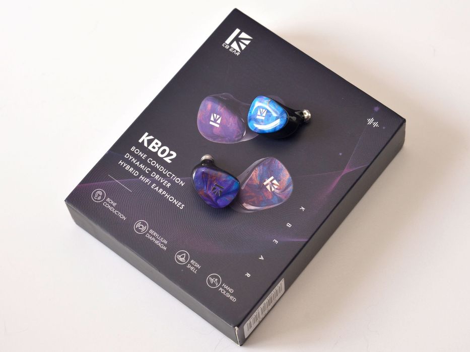 KBear KB02 słuchawki dokanałowe IEM dynamic + bone conduction