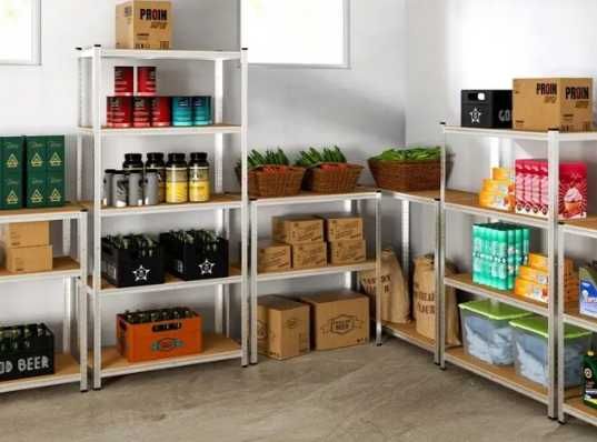 Європа Акція Стелаж металевий 180/90/40 Стеллаж чорный