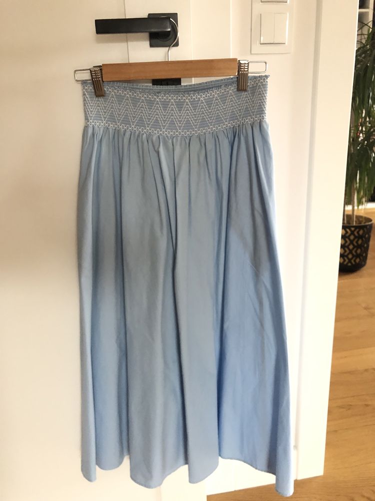 Spódnica Zara błękitna S