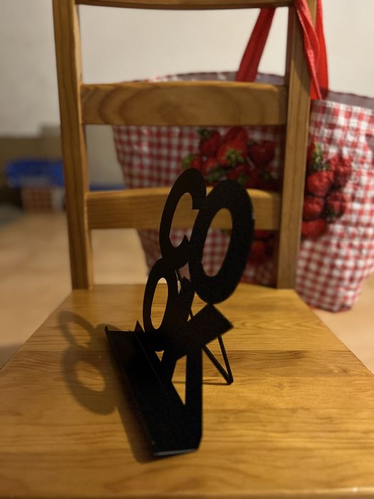 Suporte de Livro em Metal Preto Mate - NOVO