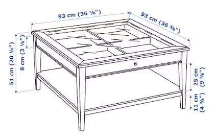 Stolik kawowy IKEA model Liatorp