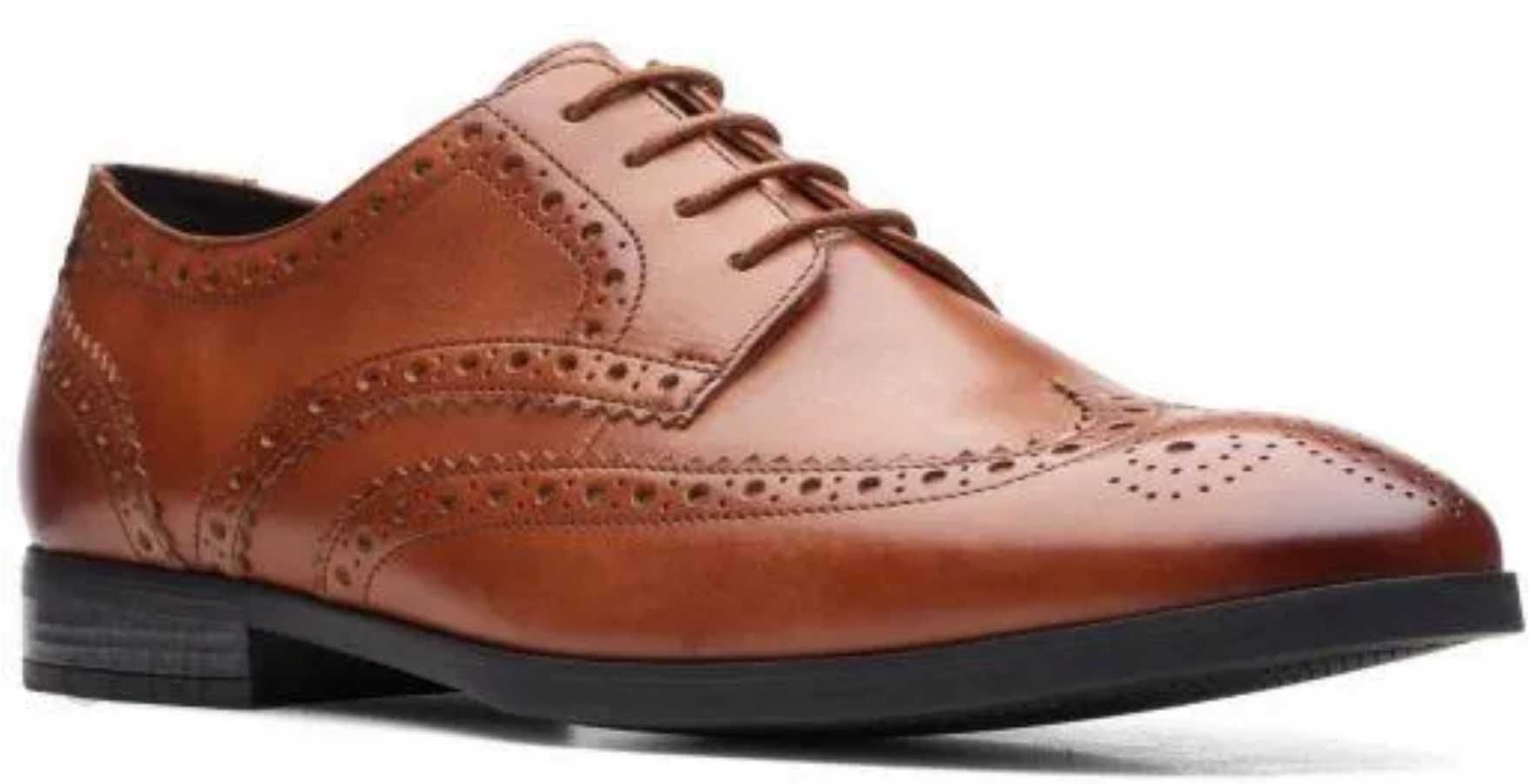 CLARKS Bradish nowe eleganckie brogsy