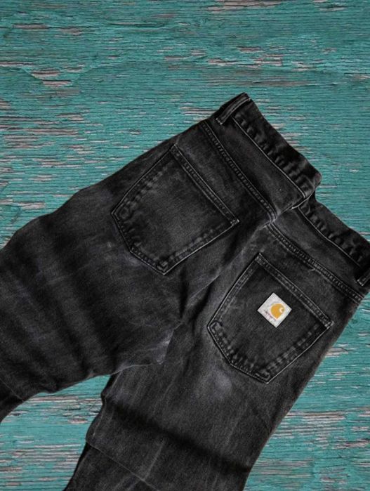 Редкий винтажный логотип Carhartt WIP в уличной одежде джинсы