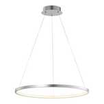 Wisząca lampa led ze ściemniaczem satyna