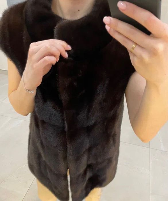 Норковая жилетка. Киев. Шуба норка люкс