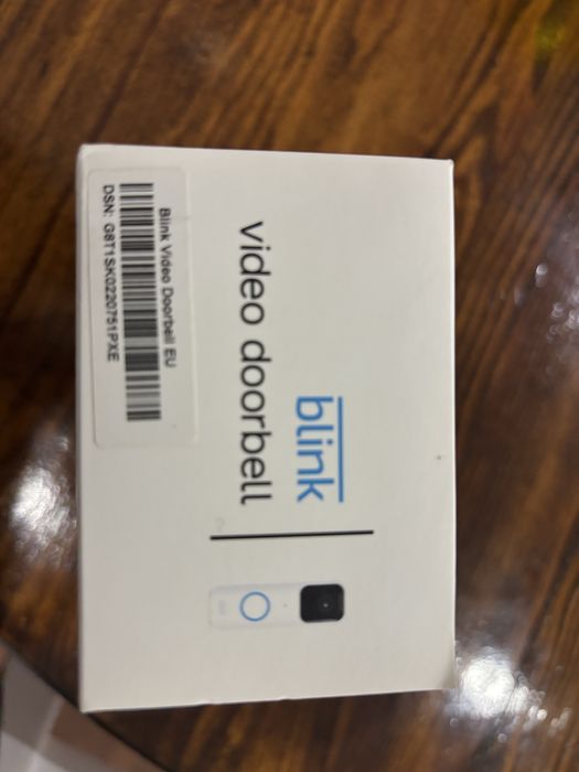 Blink video doorbell