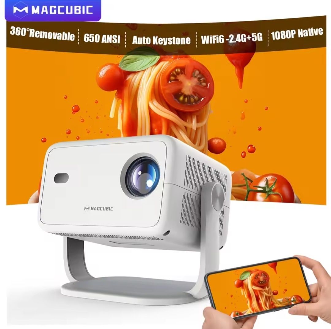 Magcubic L018 auto focus 4К android 11 wifi 6 bt5.3 подарунок гарантія