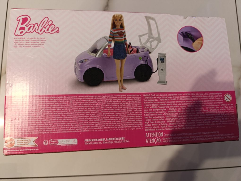 Samochód elektryczny dla Barbie