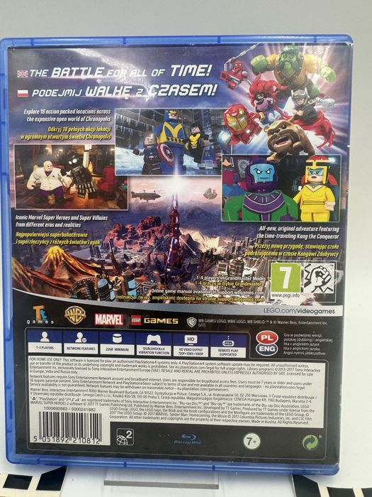 PL Lego Marvel Super Heroes 2 Ps4 Gwarancja
