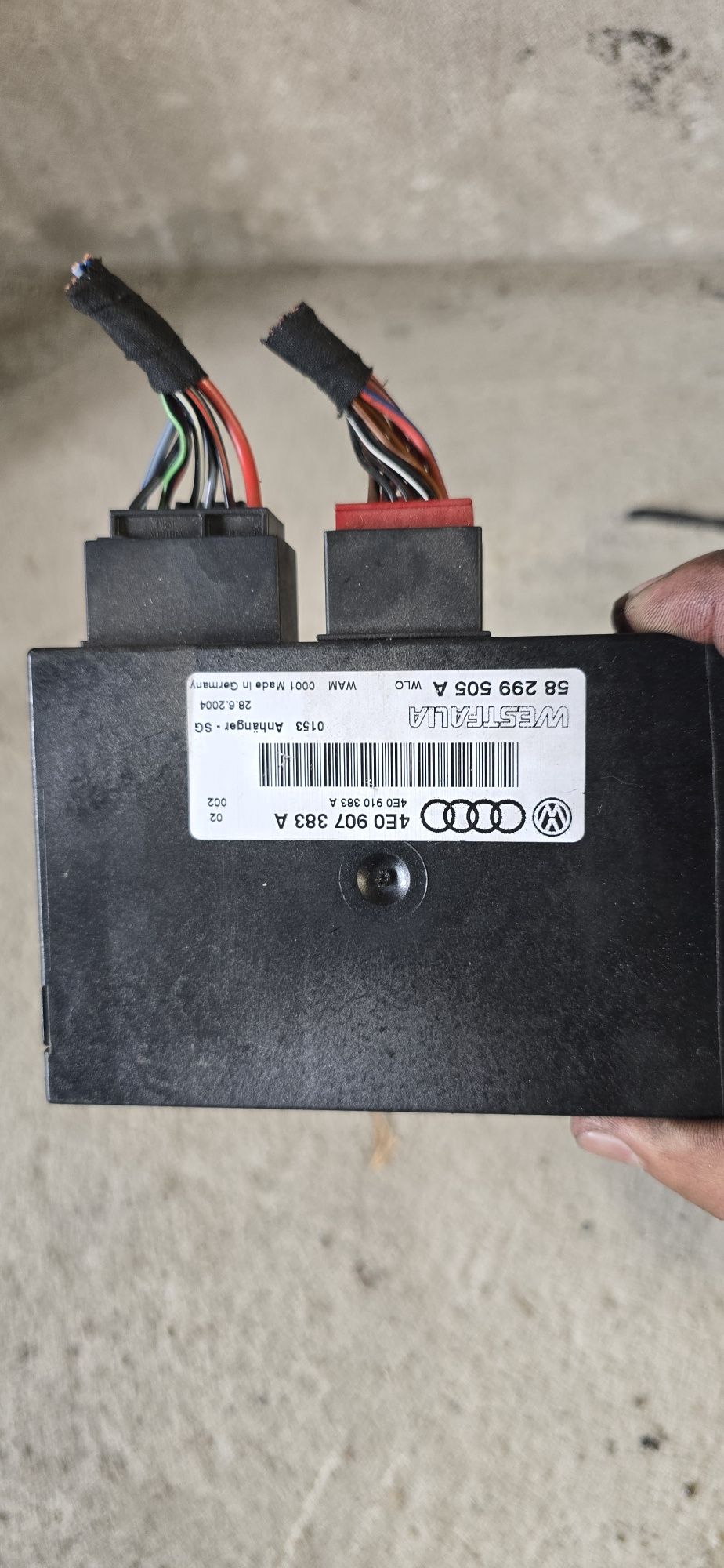 Hak holowniczy odpinany Audi A6 C6 moduł westfalia