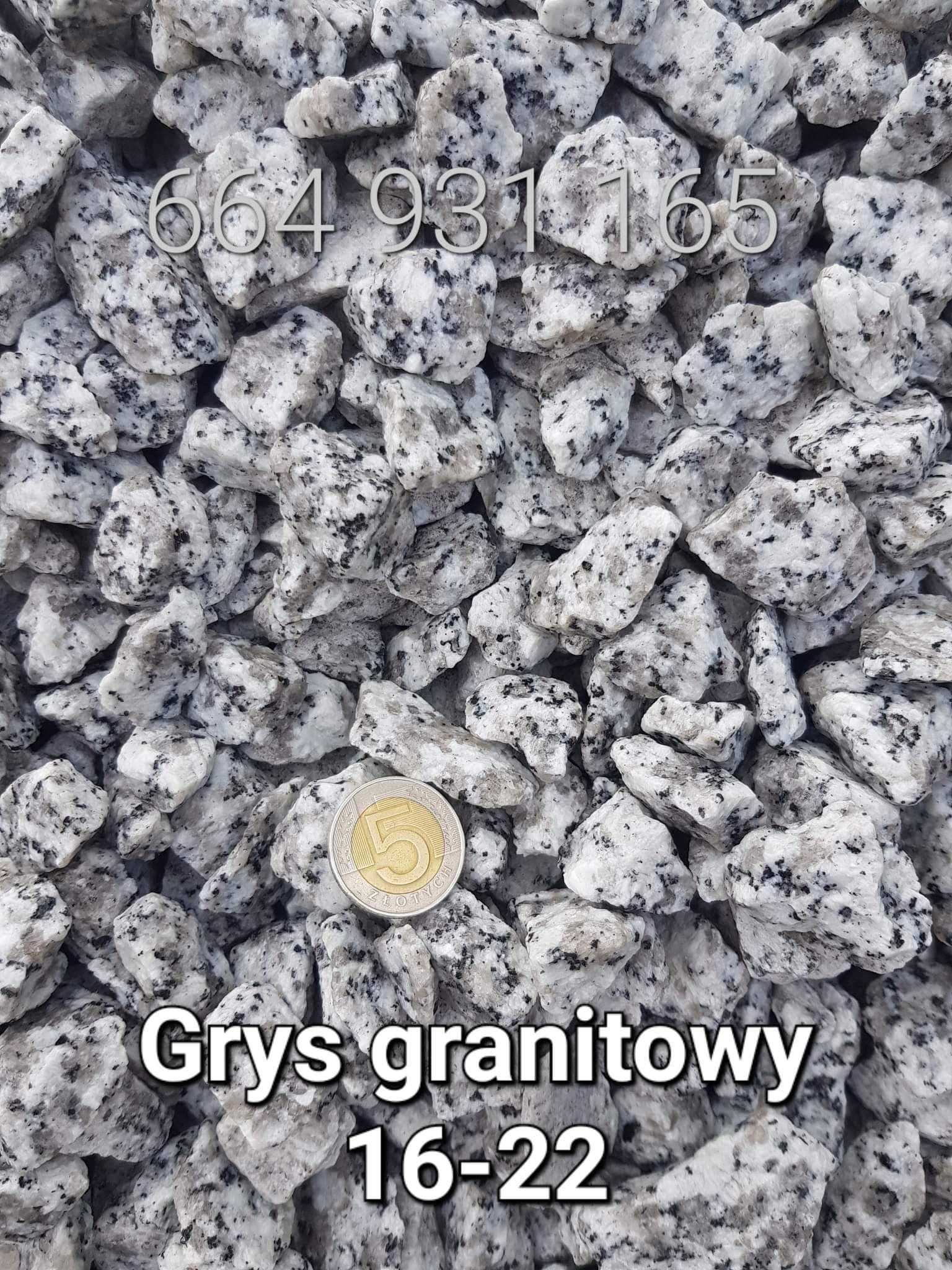 piasek granitowy zasypka mączka granitowa tłuczeń granit bazalt żwir