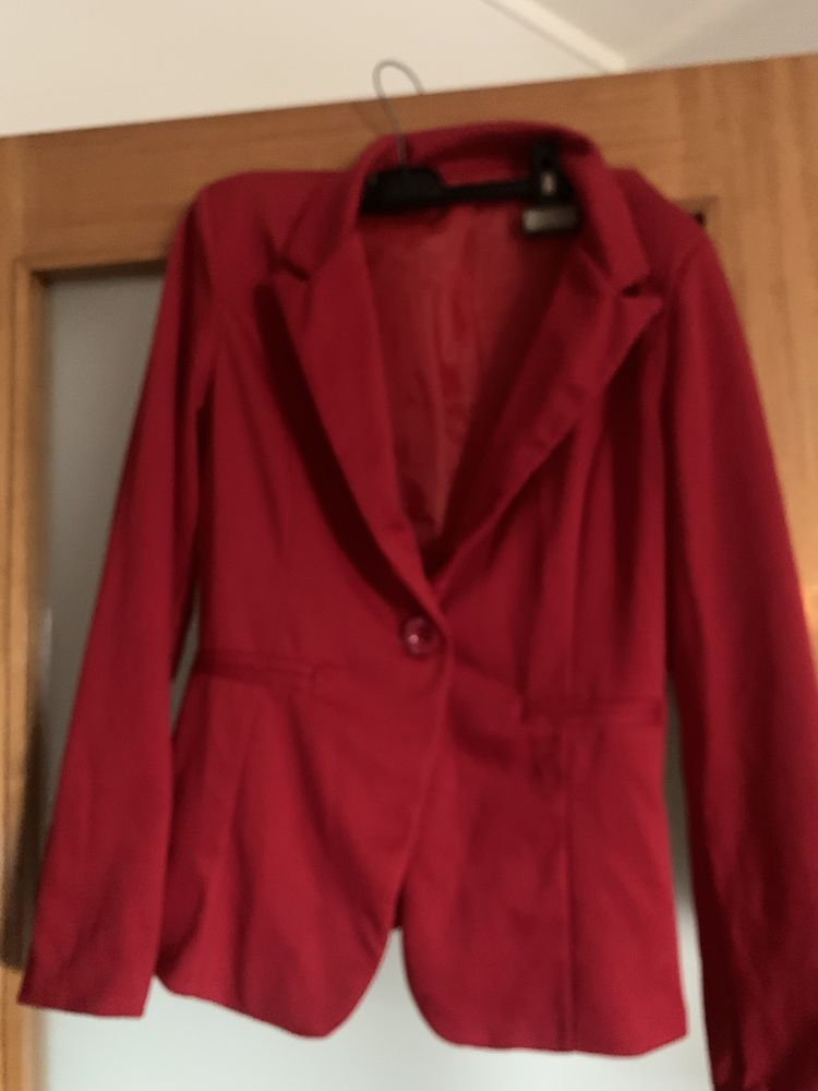 Bläser tamanho S: Vermelho em algodão