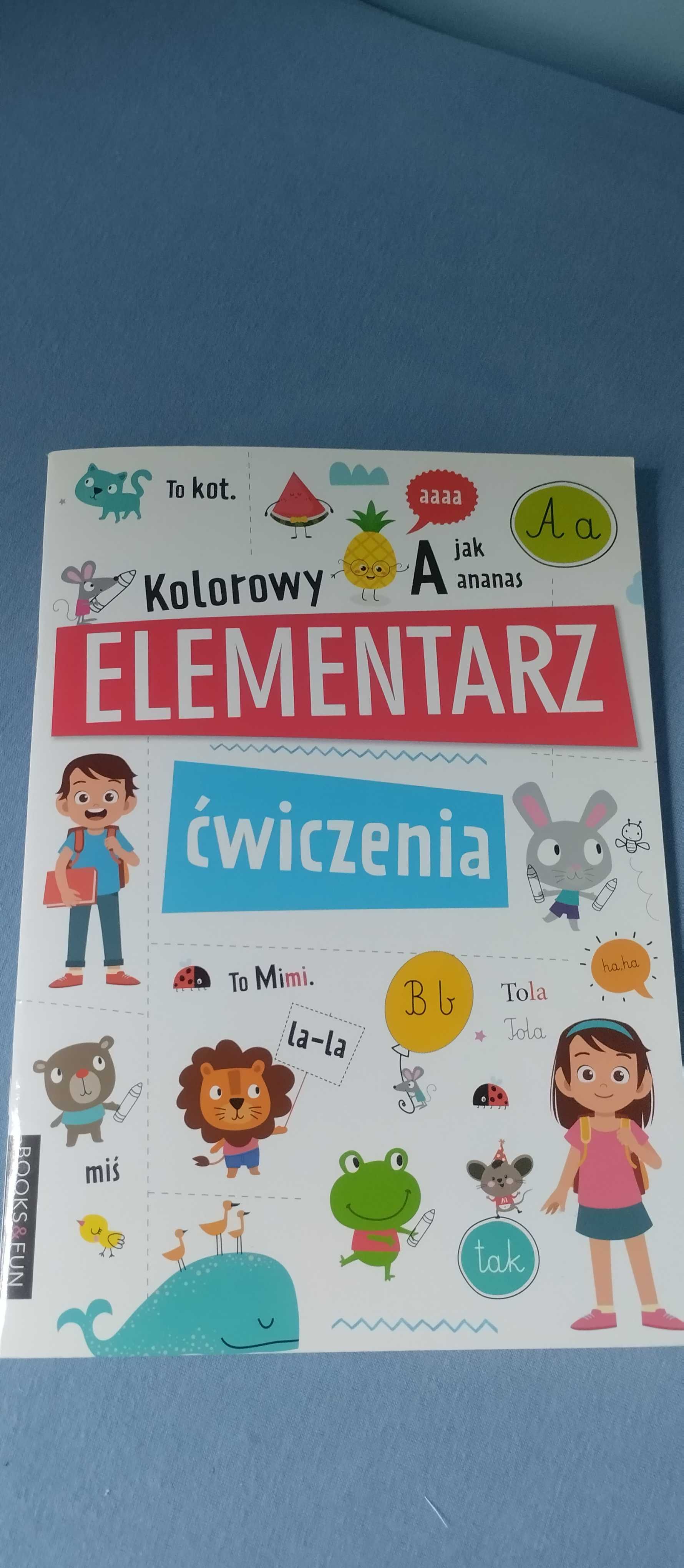 Zestaw 4 Elementarze do nauki pisania i czytania metodą sylabowa