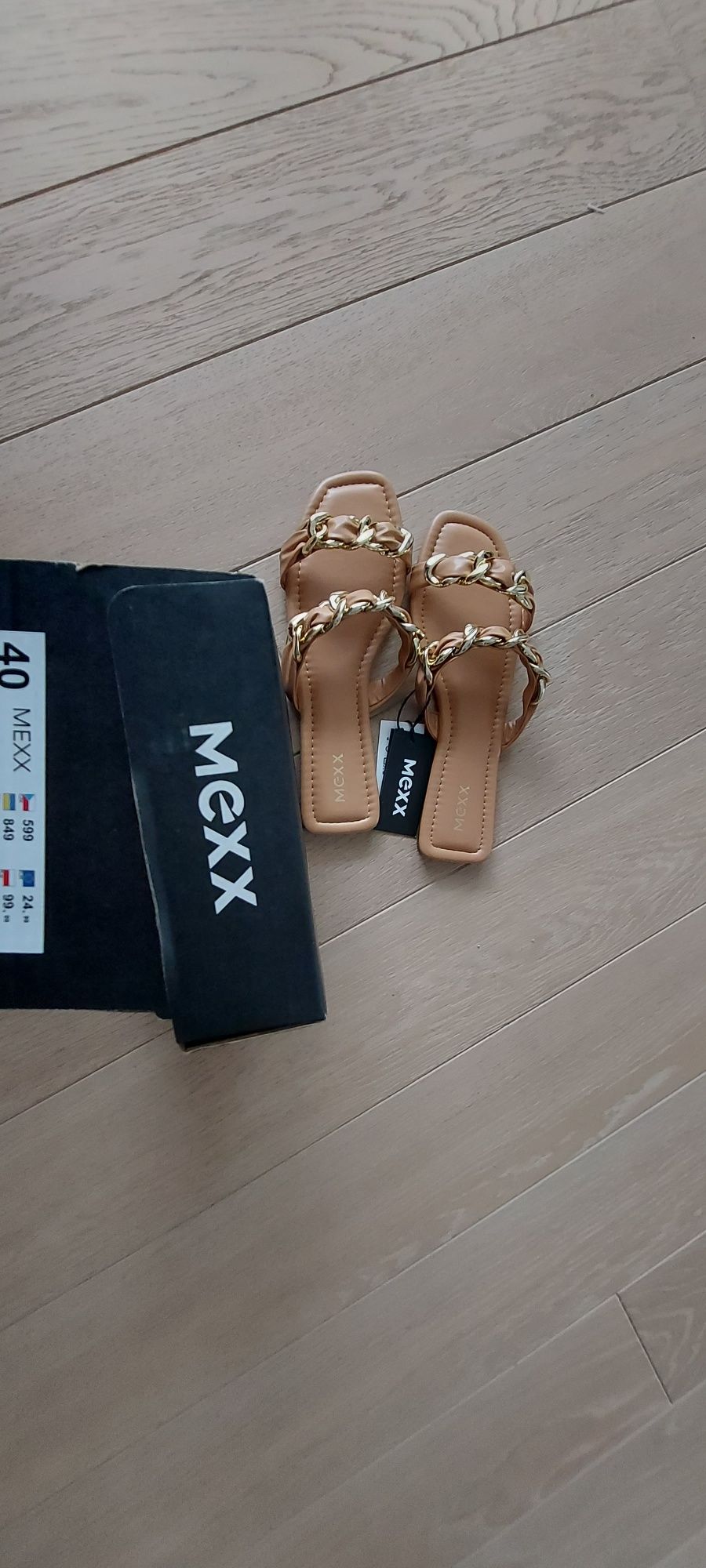 Nowe z metkami klapki Mexx rozm.40