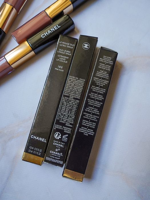 Рідка помада Chanel Le Rouge Duo Ultra Tenue 186 Pink Nude