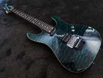 Schecter PA-ZK-1 Shinichi Kobayashi Signature Black Turquoise