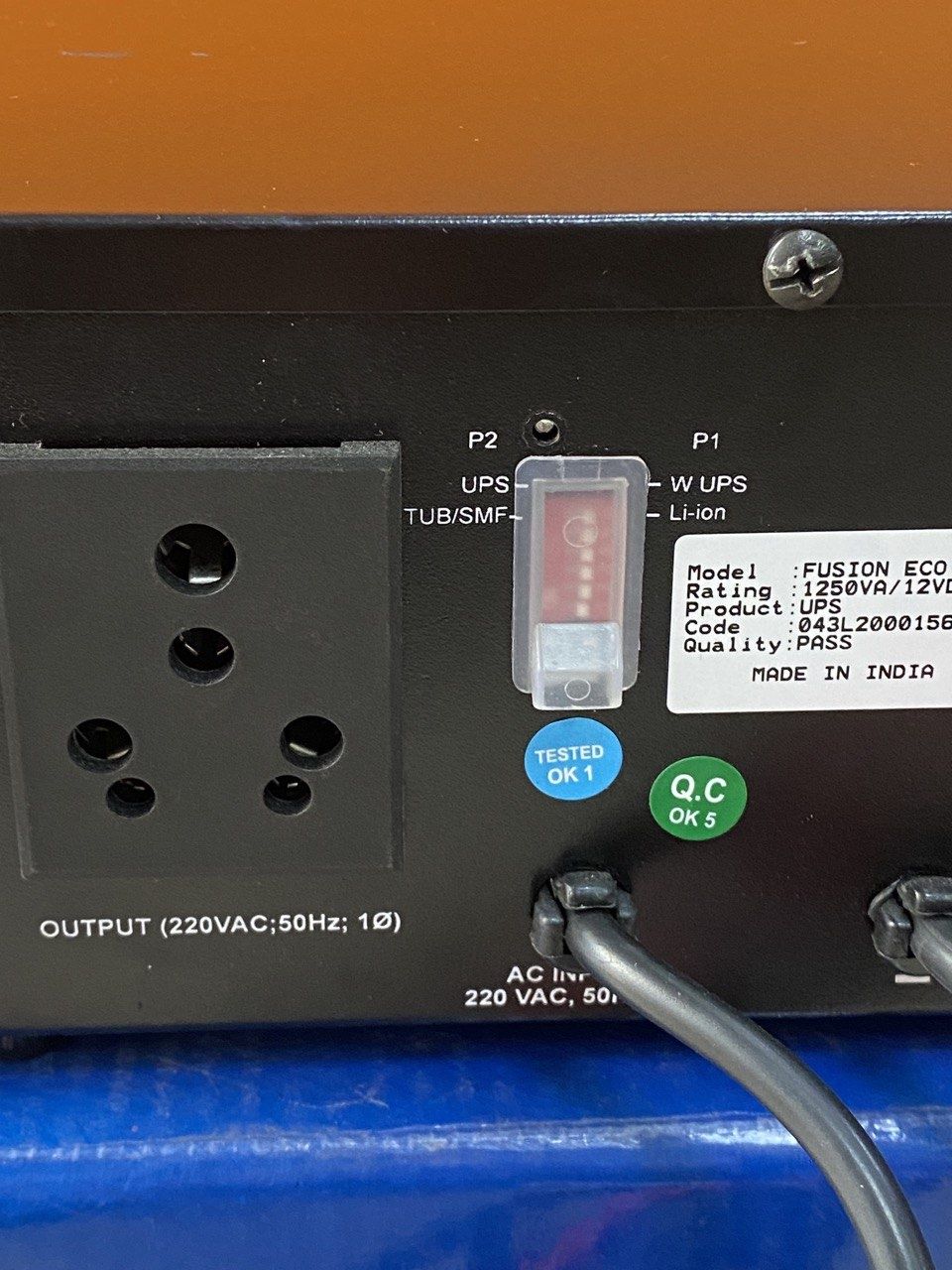 UPS Falcon 1250V/A 12V 1000W зарядна станція інвертор