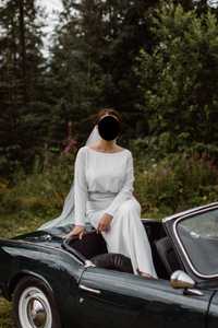 Piękna suknia ślubna, unikatowy projekt